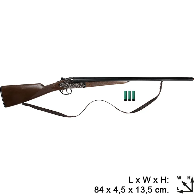 Gonher Hunter fusil chasse double canon amorce métal