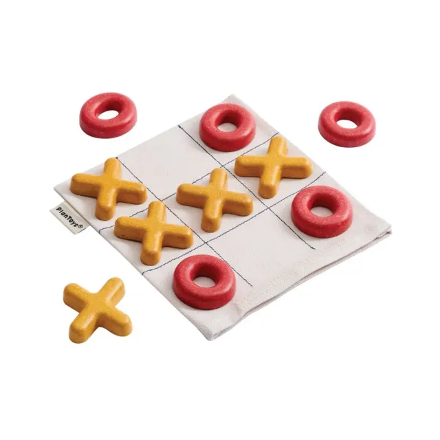 PlanToys Travel Tic-Tac-Toe jeu morpion voyage 11 pièces