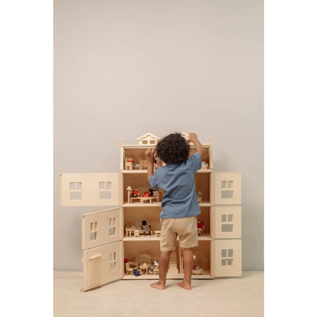 PlanToys Grand Victorian Dollhouse maison poupée 4 étages