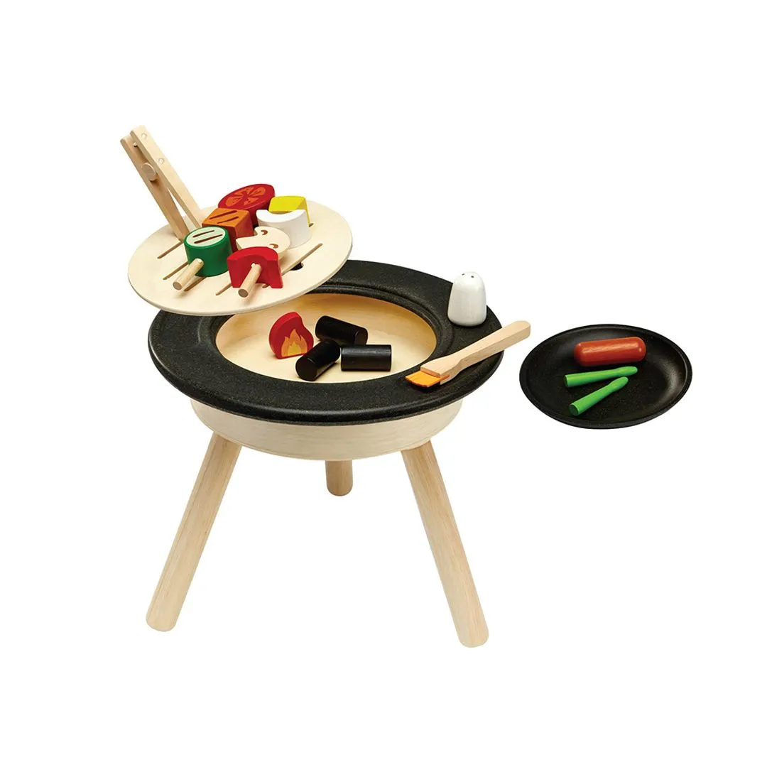PlanToys BBQ Playset dinette barbecue bois dès 3 ans