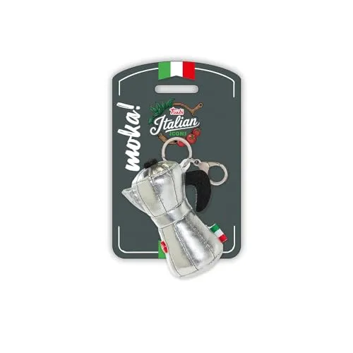 Trudi Italian Icons 69242 peluche porte-clés moka café XS