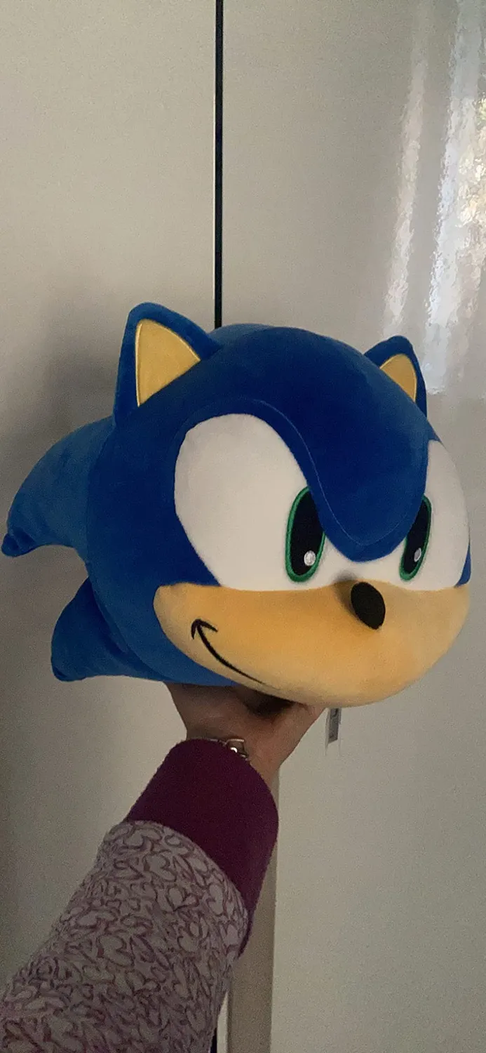 Tomy Mocchi Sonic 3D peluche méga bleue 38 cm