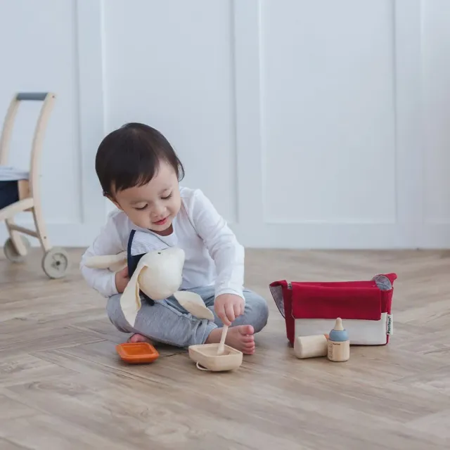 PlanToys Doll Feeding Set dinette poupée bois 6 pièces