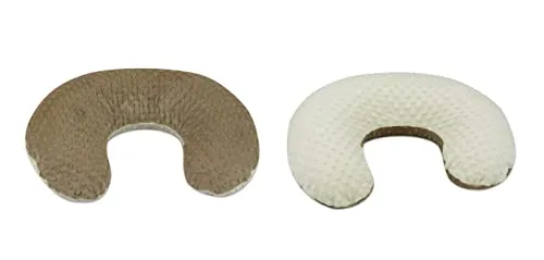 Velinda Minky Forme en C coussin allaitement cappuccino