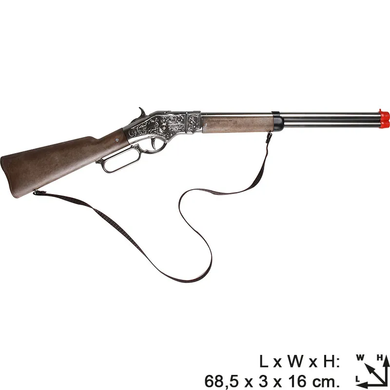 Gonher Cowboy Carabine jouet 8 coups métal