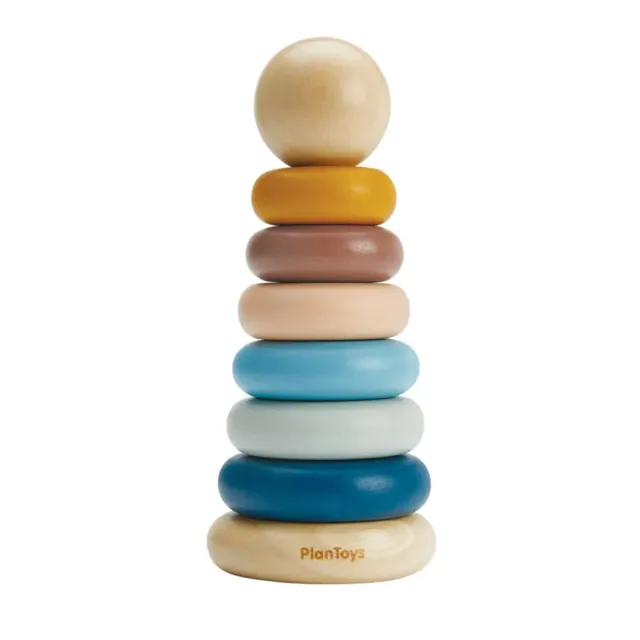 PlanToys Stacking Ring Orchard tour à empiler bois