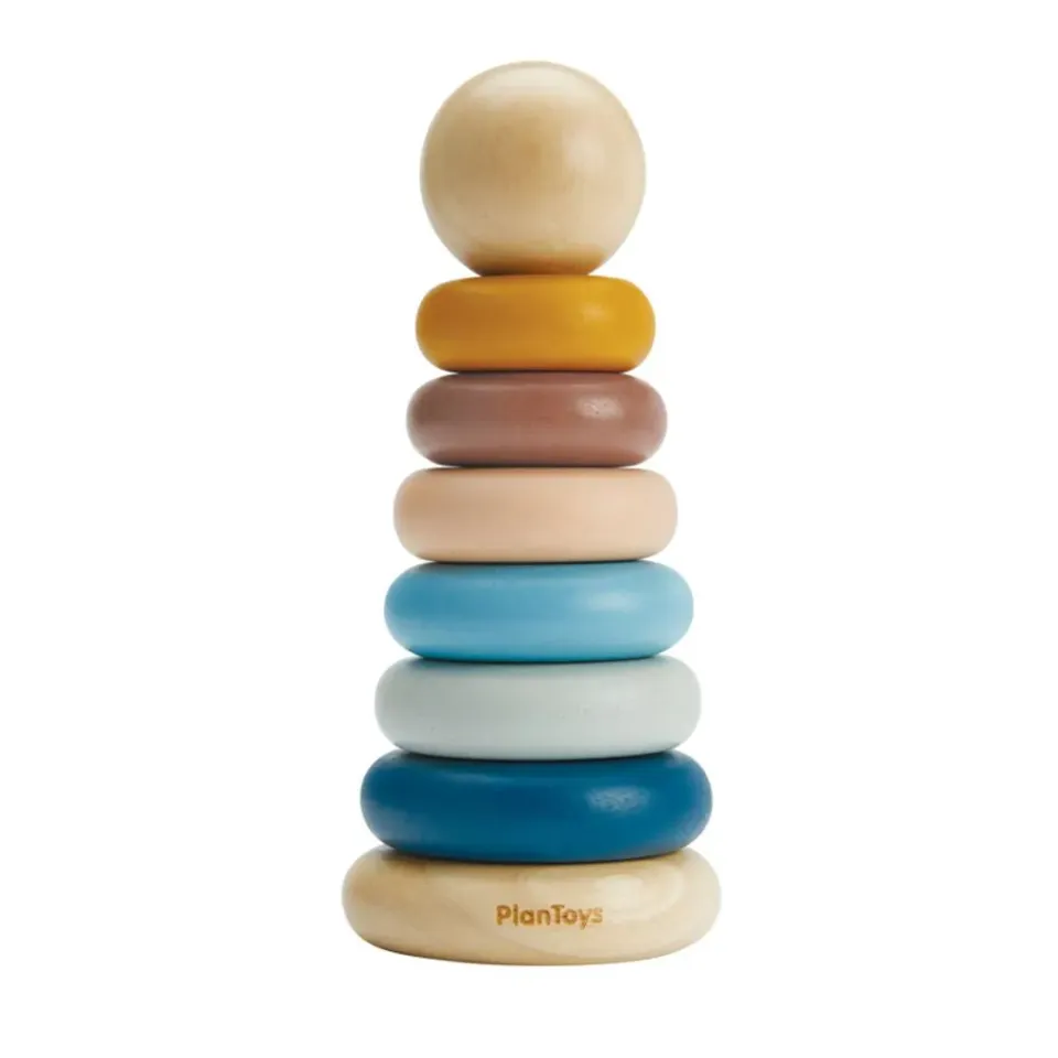 PlanToys Stacking Ring Orchard tour à empiler bois