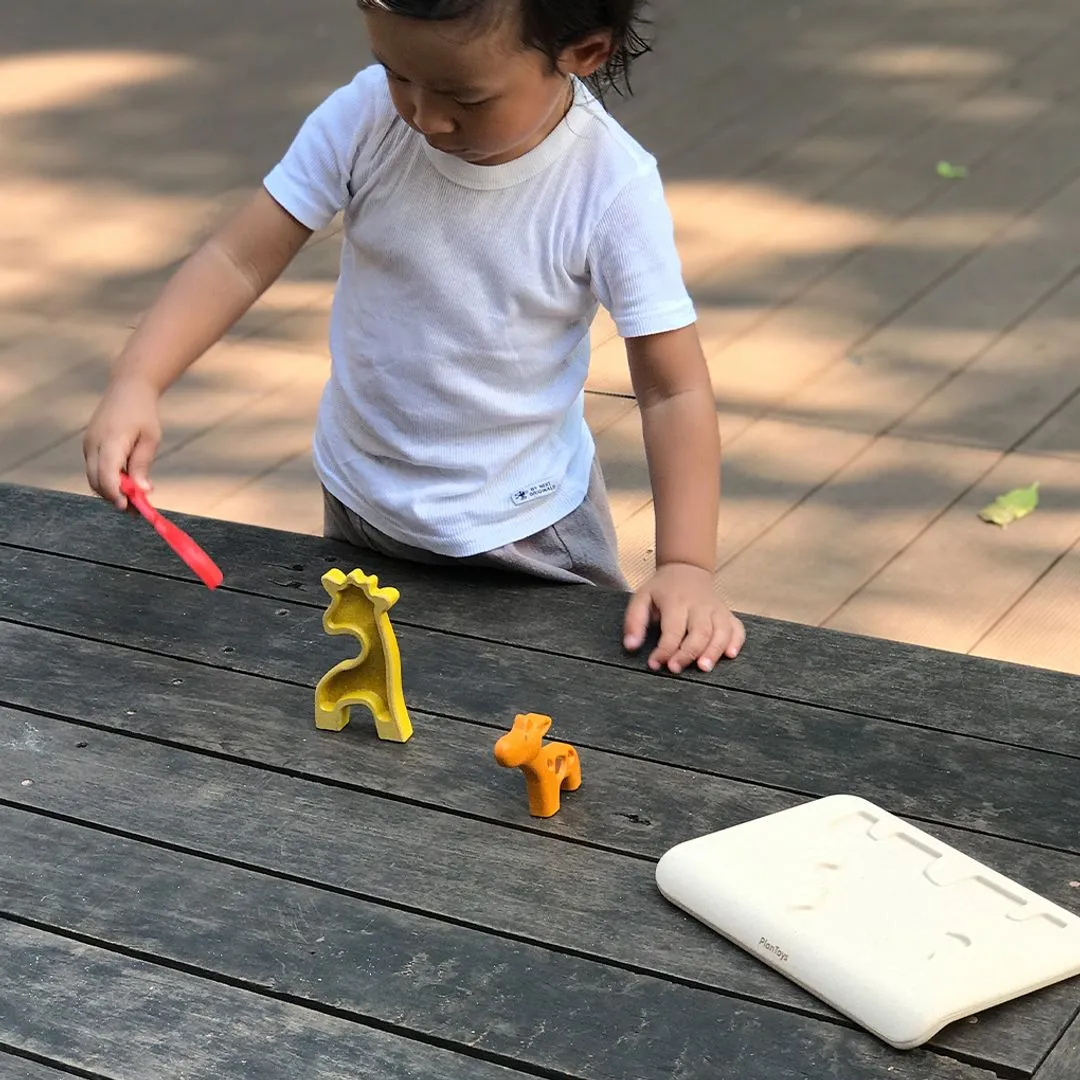 PlanToys Giraffe Puzzle puzzle girafe dès 18 mois