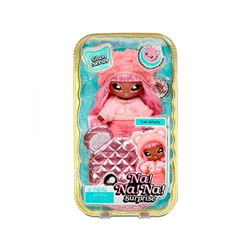 Na Na Na Surprise Glam Cali Grizzly poupée mannequin et sac ours