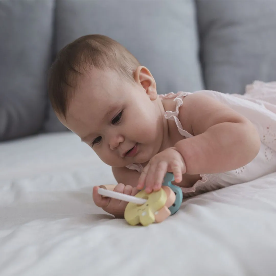 PlanToys Baby Key Rattle hochet clés pastel 0-6 mois