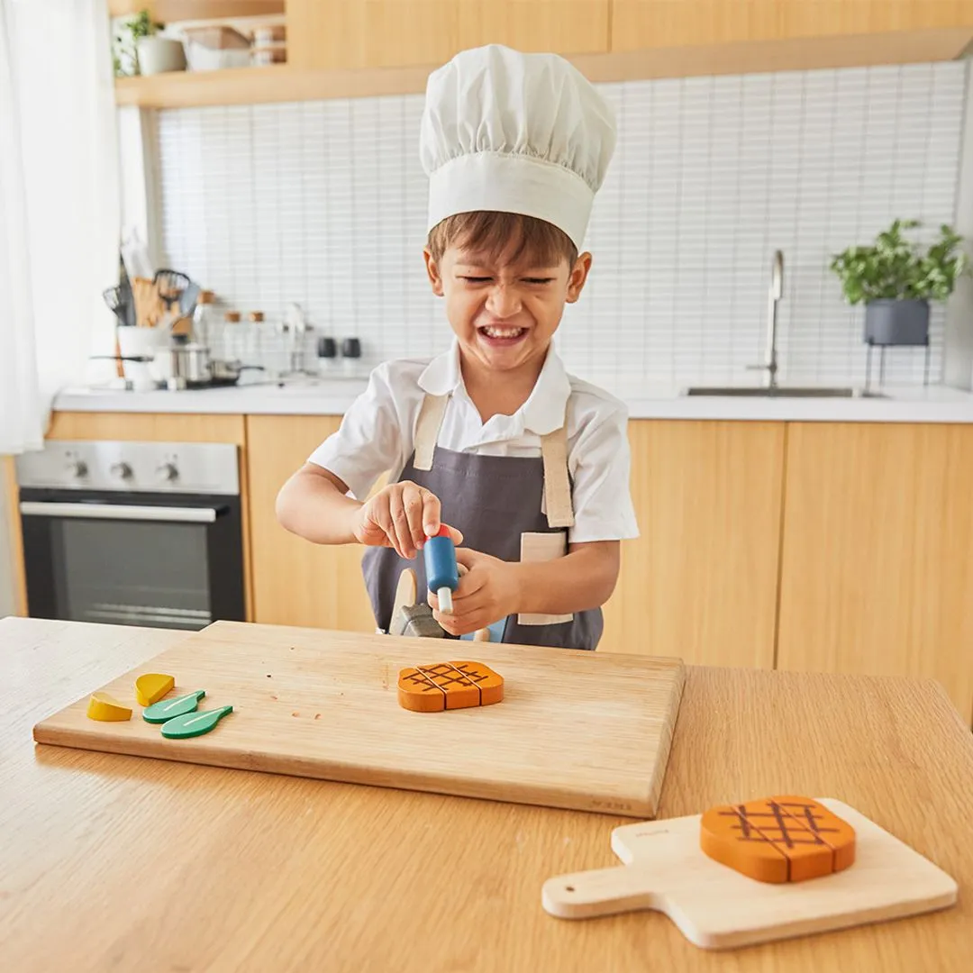 PlanToys Chef Set déguisement cuisinier enfant bois