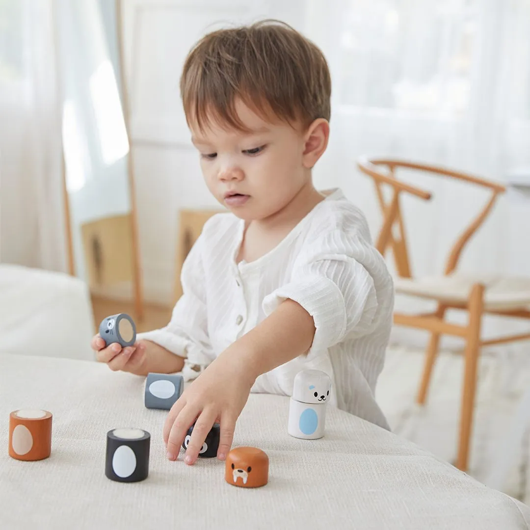 PlanToys Animaux Arctiques jeu d’assemblage dès 18 mois
