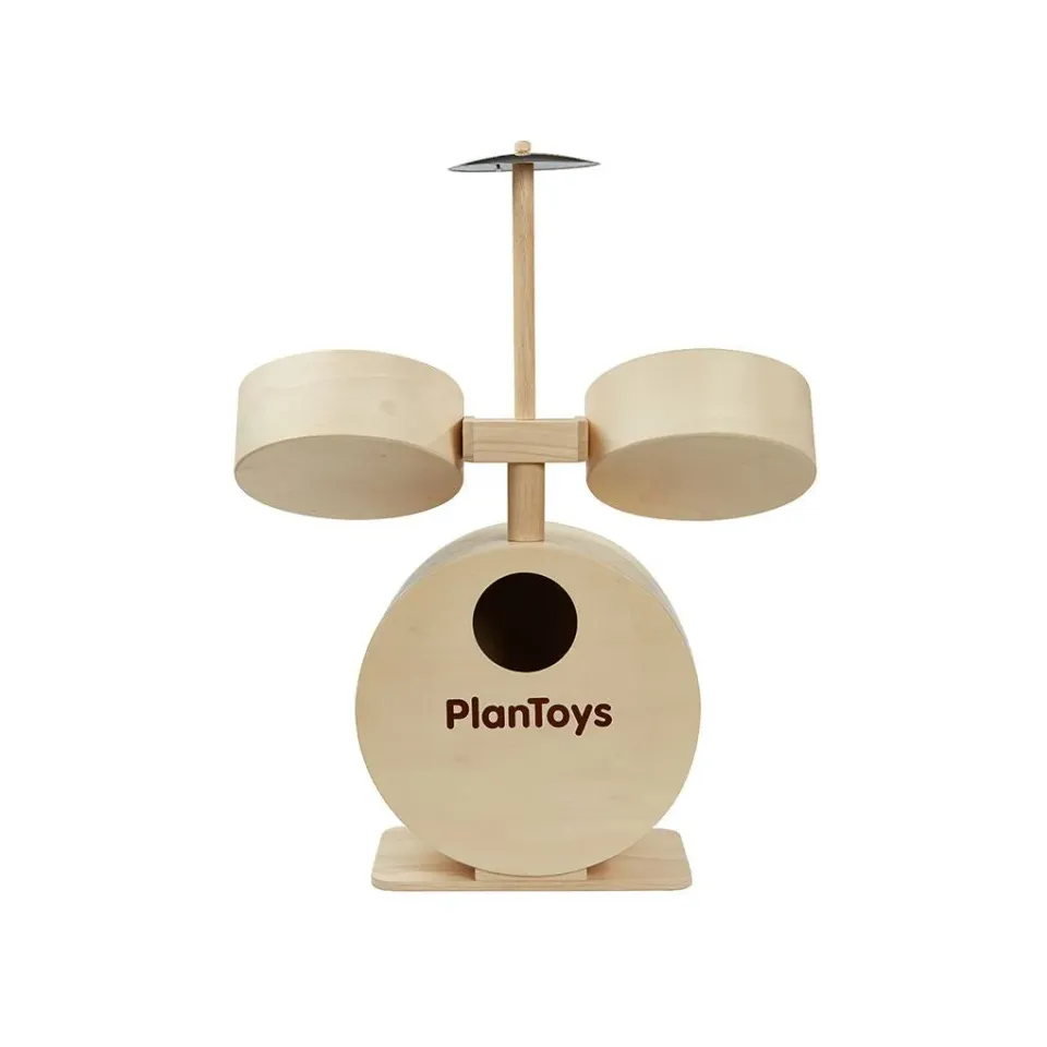 PlanToys Drum Set batterie enfant bois dès 3 ans