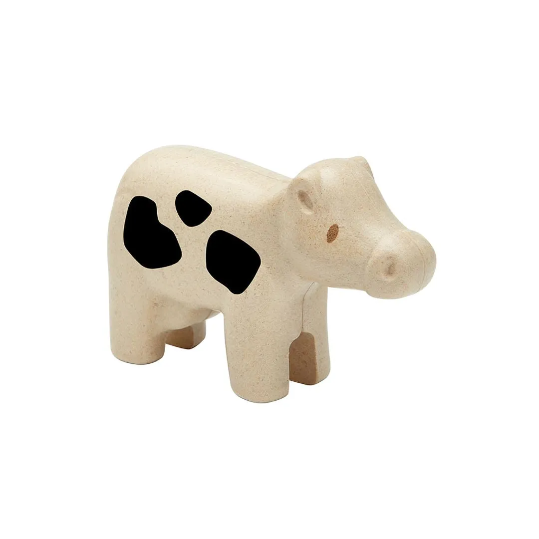 PlanToys Cow figurine vache bois dès 12 mois