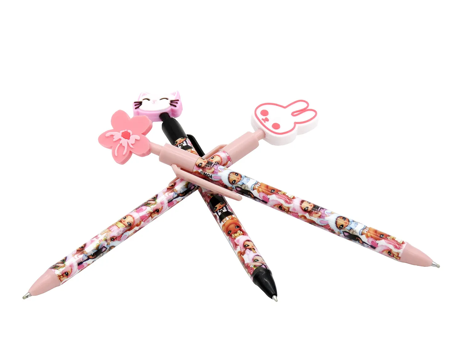 Na! Na! Na! Surprise lot 3 stylos bille chat fleur lapin