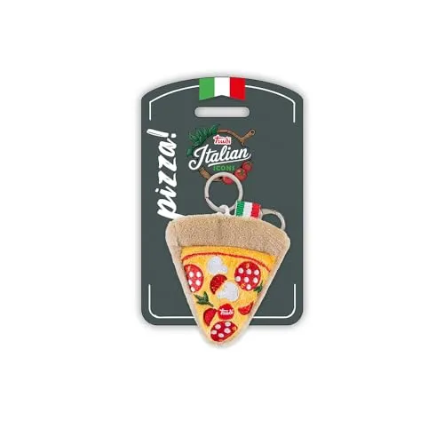 Trudi 69262 porte-clés peluche pizza XS 14 cm