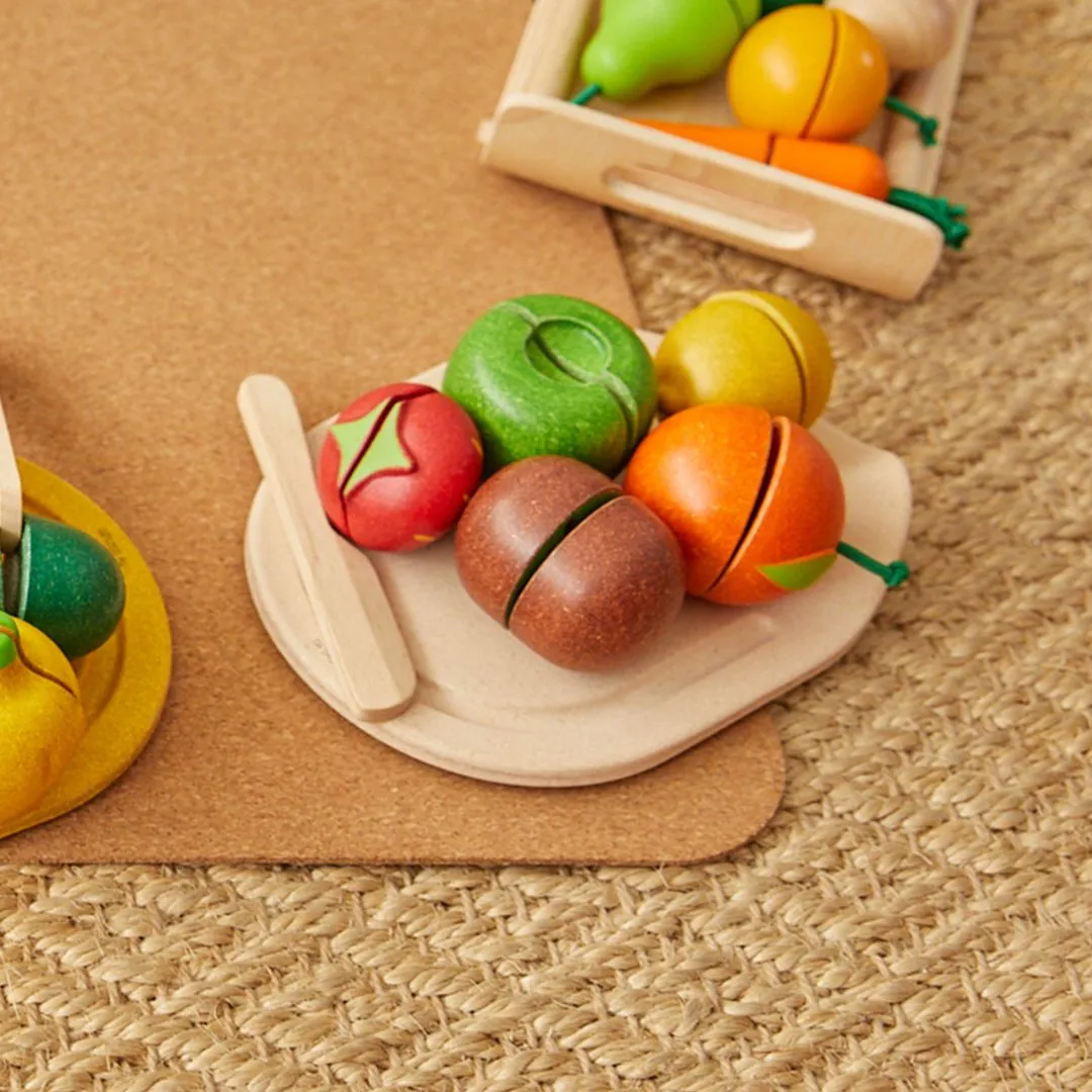 PlanToys Assorted Fruits à découper dinette 7 pièces
