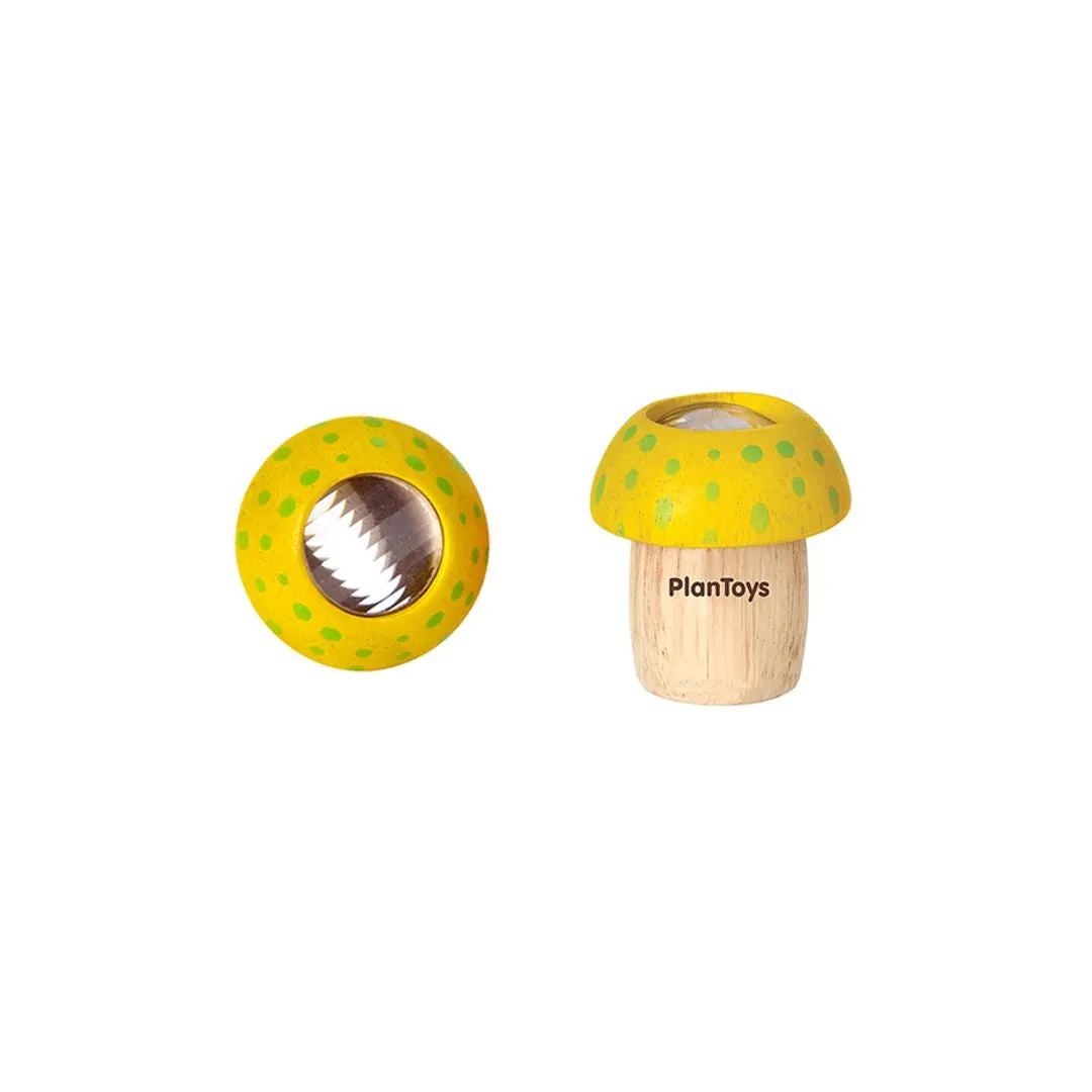 PlanToys Mushroom Kaleidoscope kaléidoscope bois vert