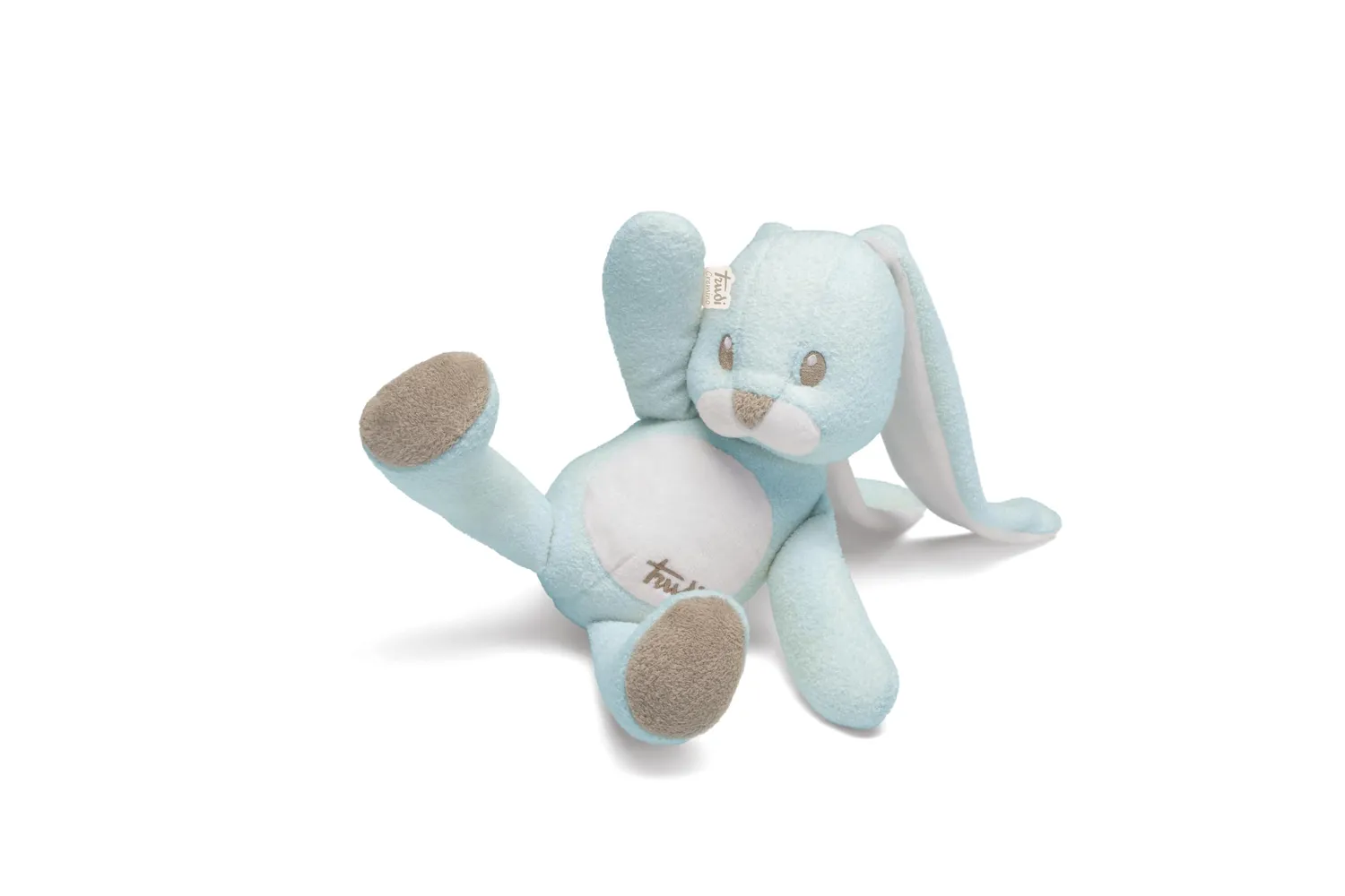 Trudi Cremino 28144 peluche lapin bleu naissance 30 cm