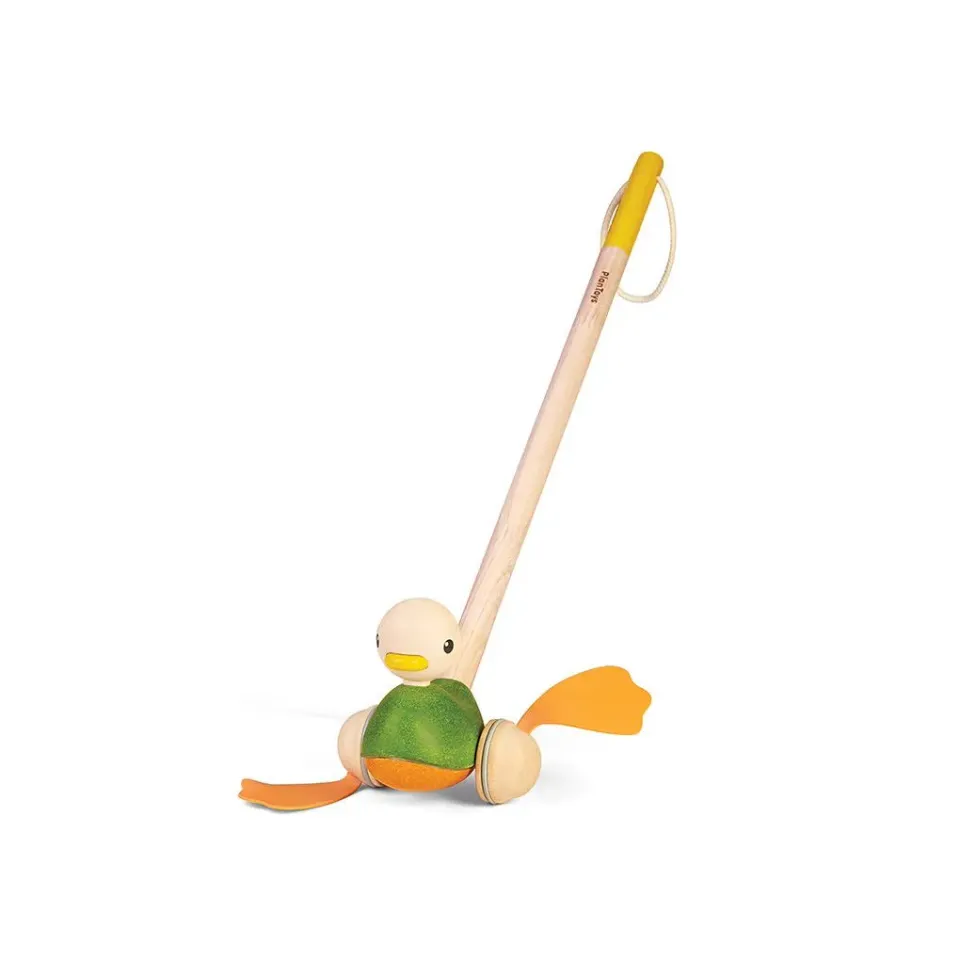 PlanToys Push Along Duck canard à pousser bois
