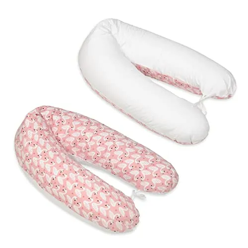 Velinda coussin maternité allaitement Cygnes Blanc