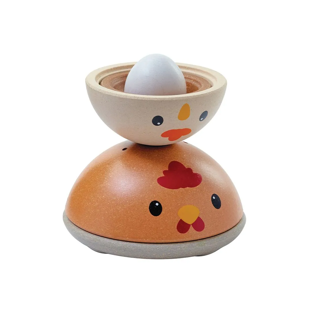 PlanToys Chicken Nesting jeu à empiler 12 mois
