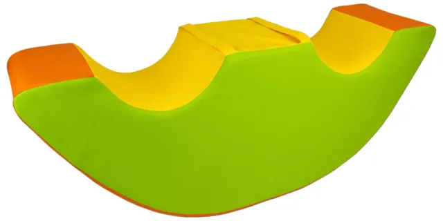 Velinda Bean Duo bascule mousse jaune vert bleu orange