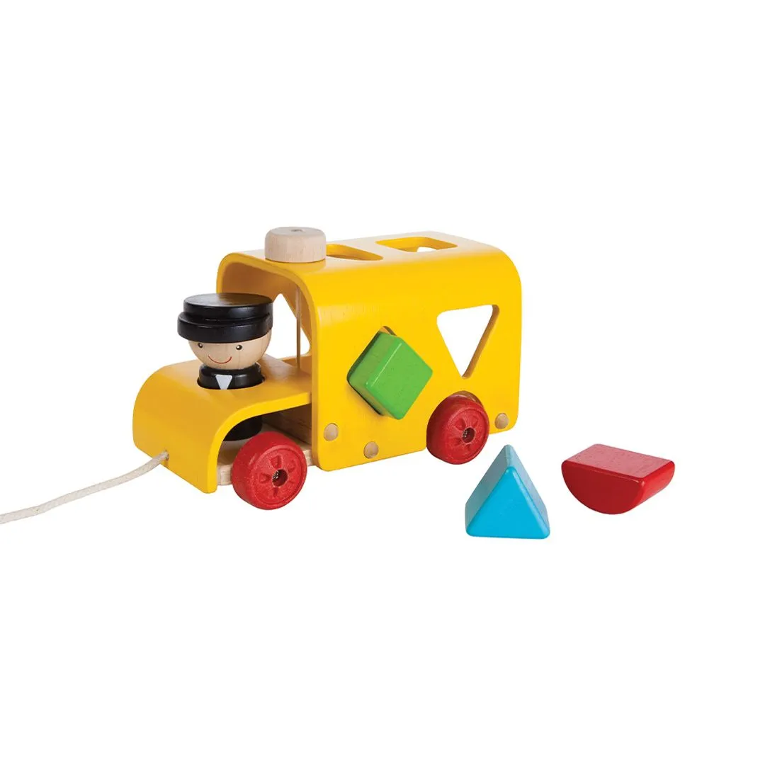 PlanToys Sorting Bus bus trieur bois 12 mois