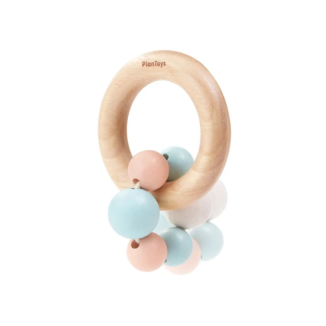 PlanToys Beads Rattle hochet perles bébé pastel