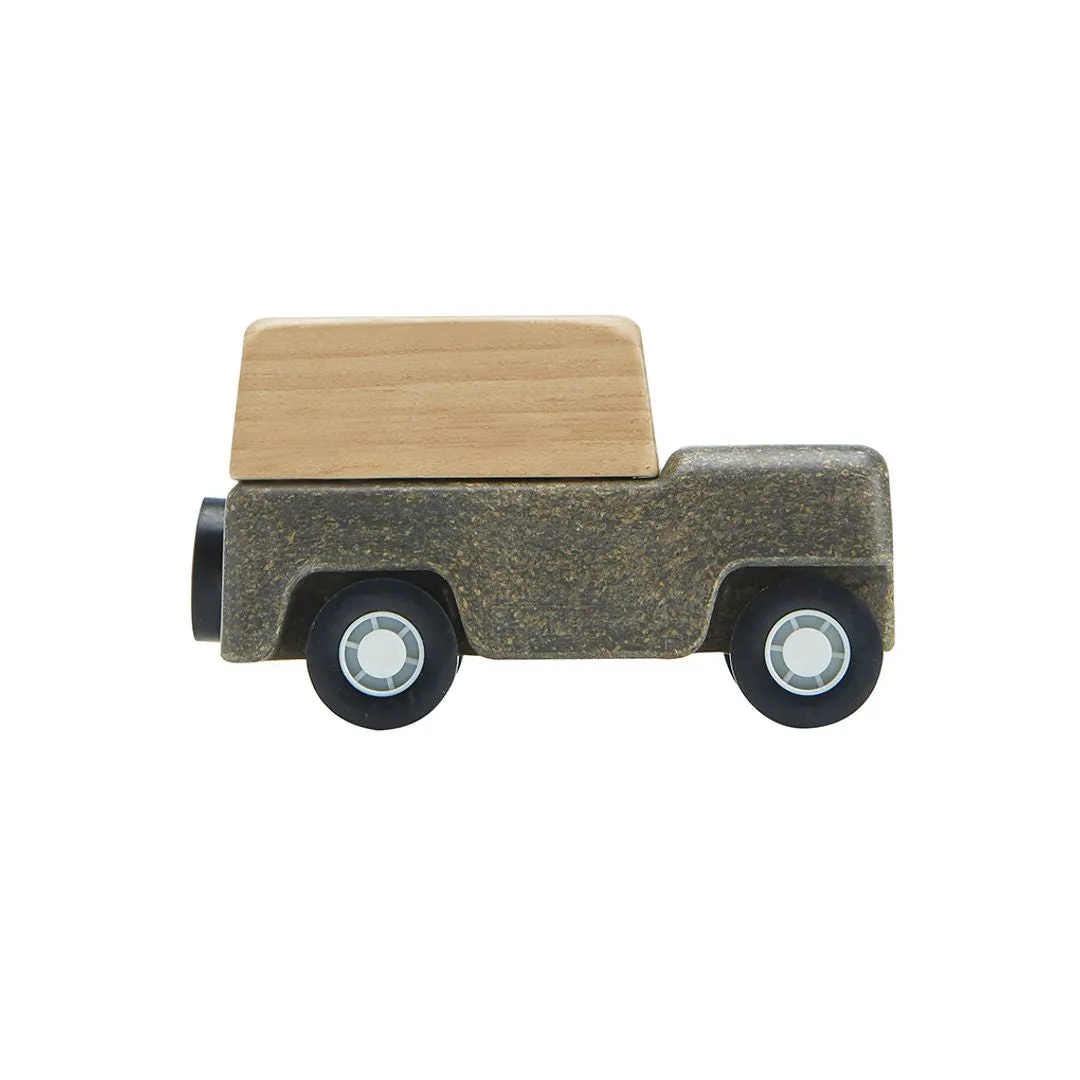 PlanToys Grey Wagon petite voiture bois dès 3 ans