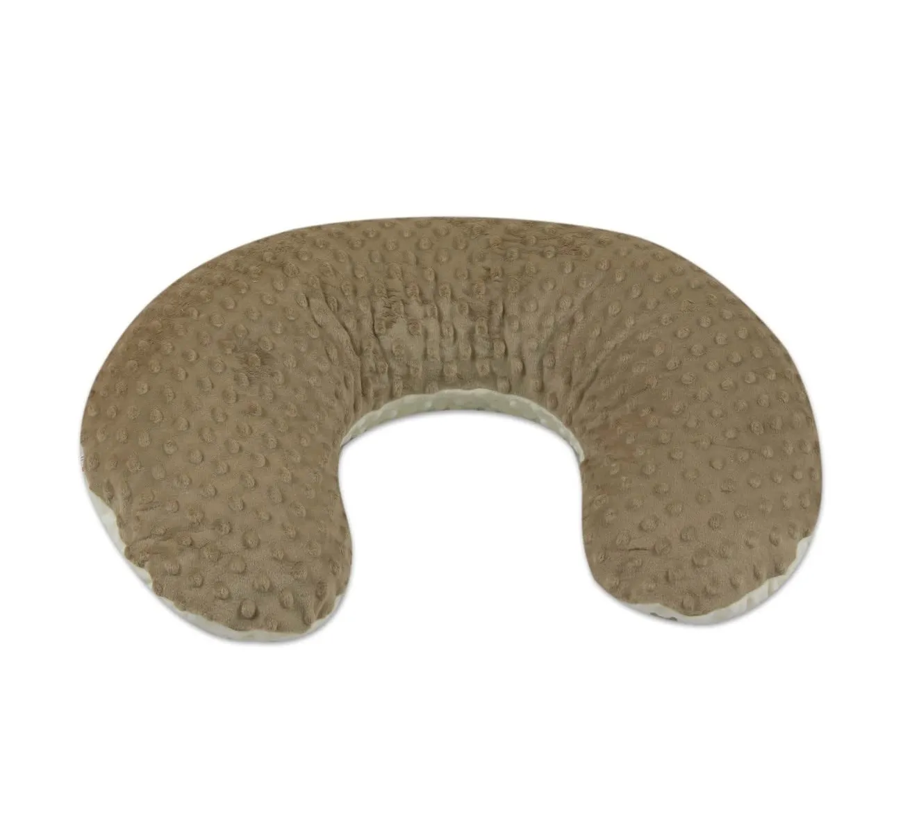 Velinda Minky Forme en C coussin allaitement cappuccino