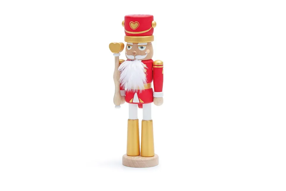 Sevi 83105 casse-noisette rouge déco Noël bois