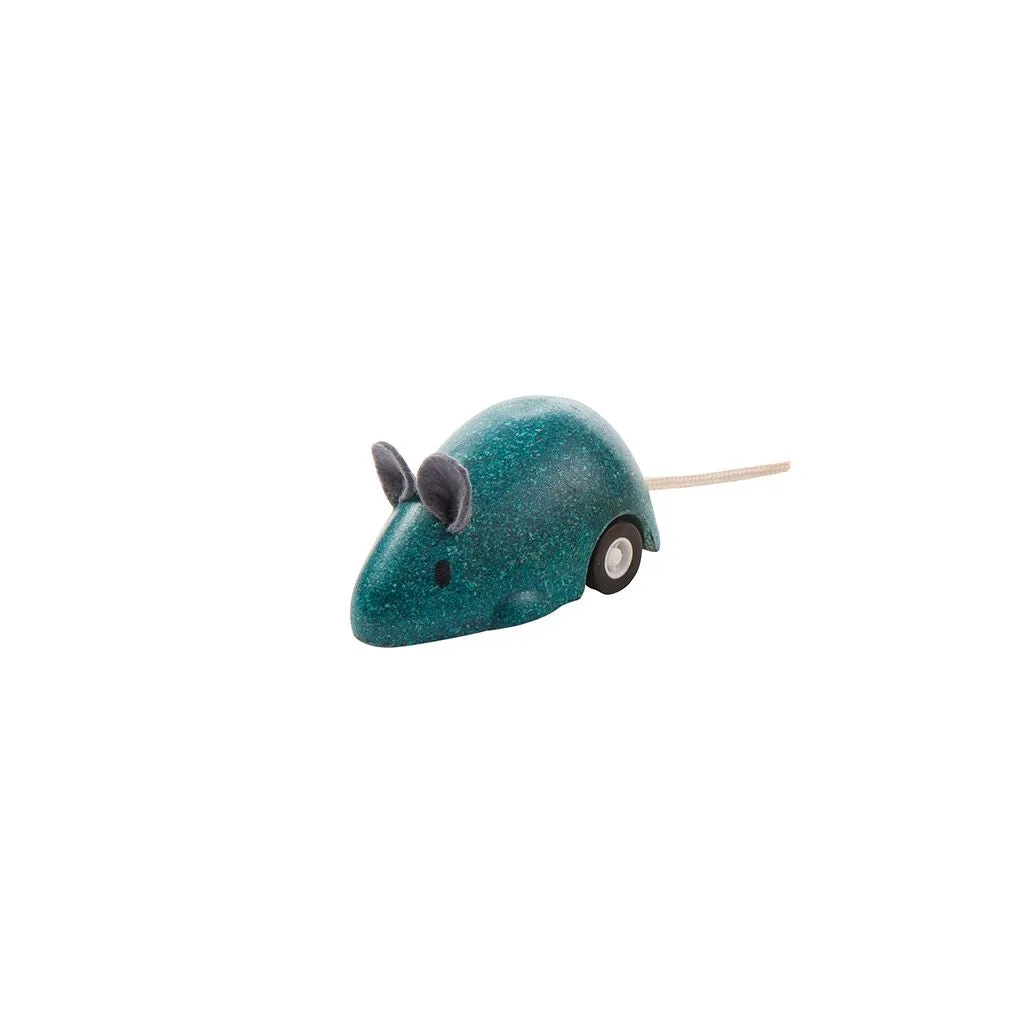 PlanToys Moving Mouse petite voiture souris bois