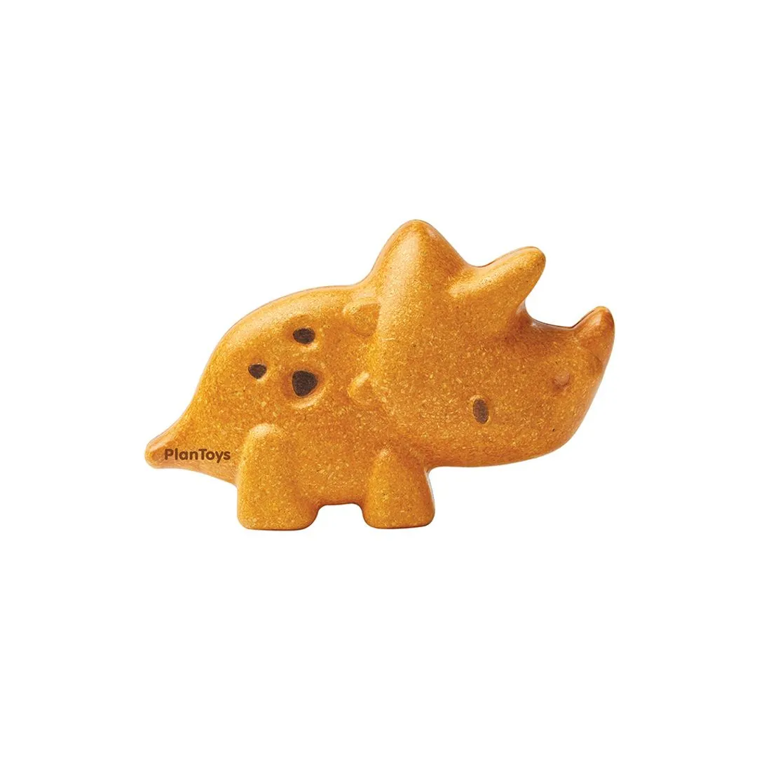 PlanToys Dino Set figurines dinosaures bois 4 pieces