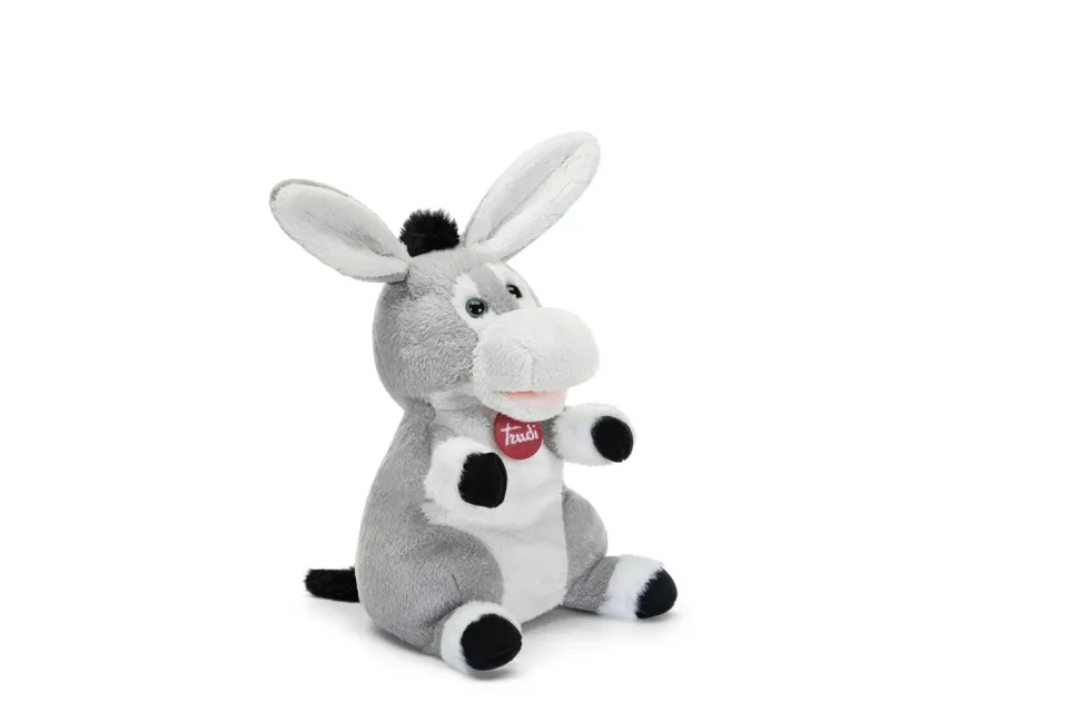 Trudi 29228 marionnette âne peluche taille S douce