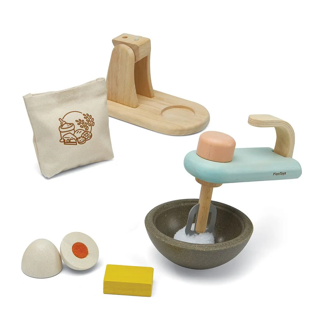 PlanToys Stand Mixer robot pâtissier dinette bois