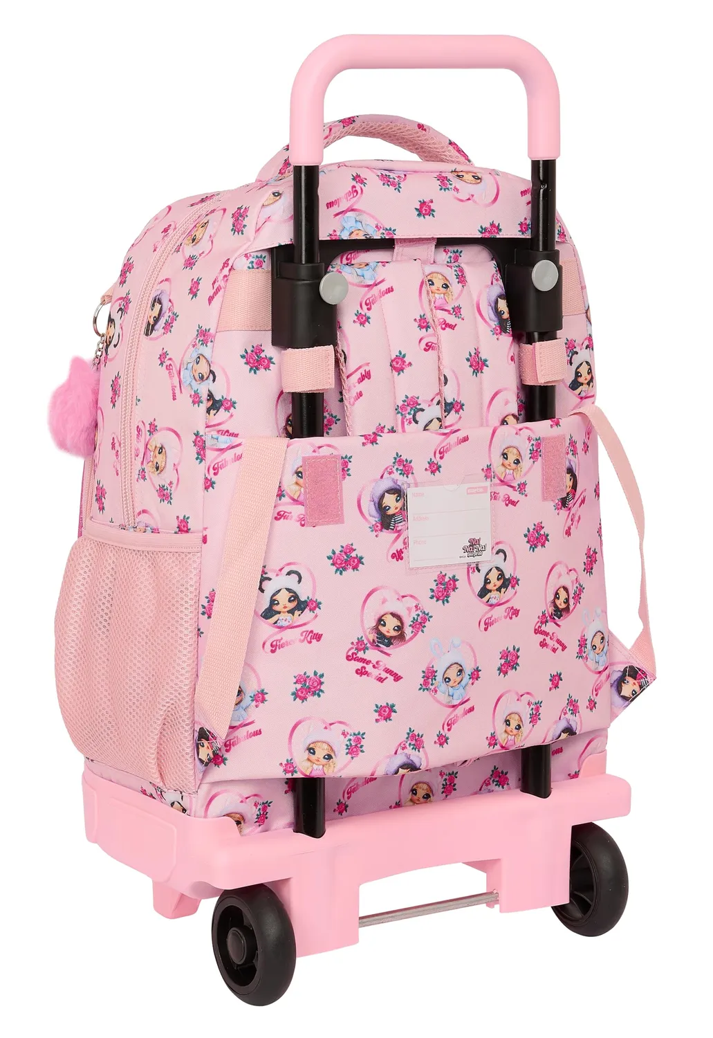 Na Na Na Surprise Fabulous sac à dos roulettes rose 45 cm