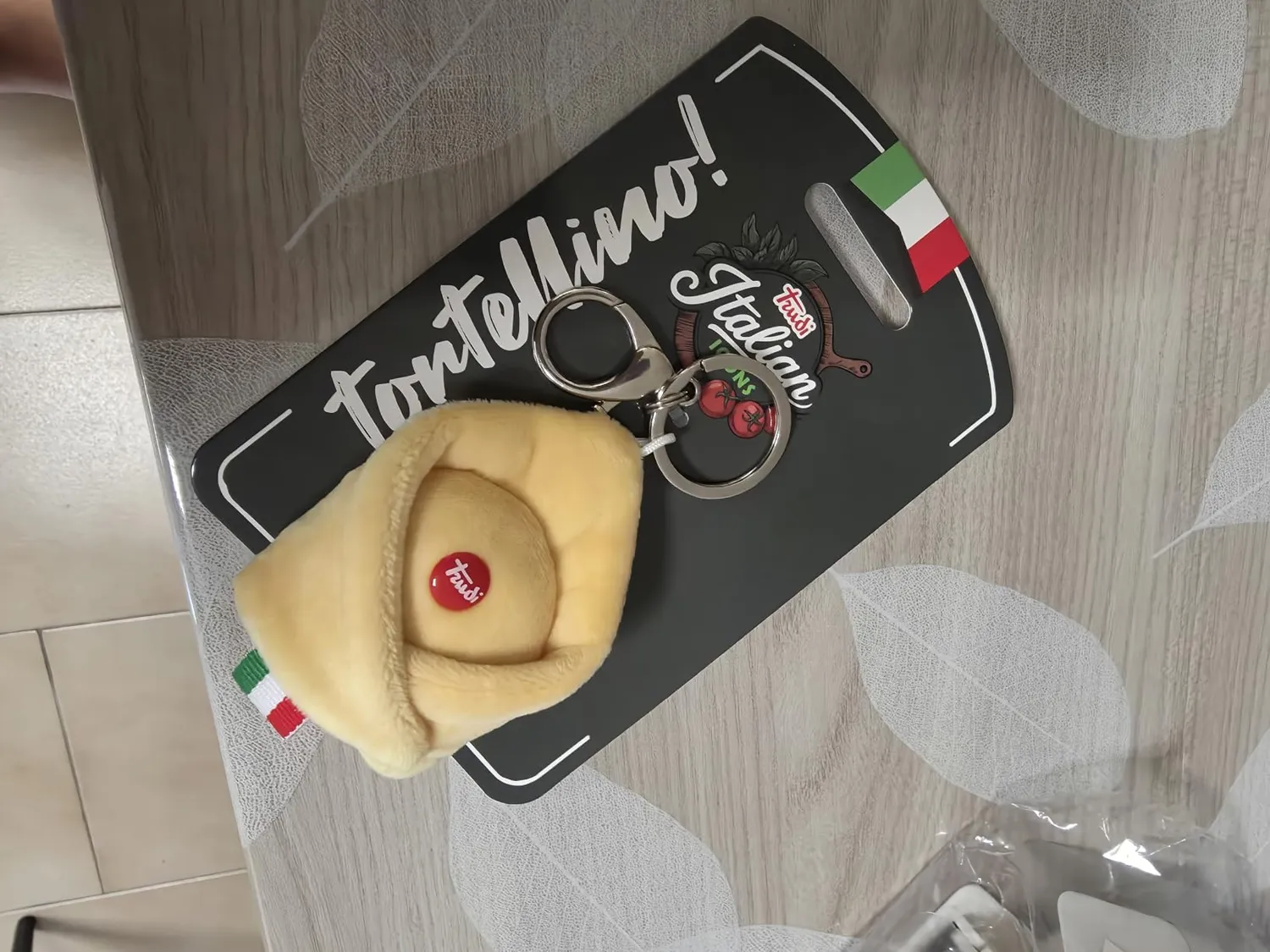 Trudi Italian Icons 69267 porte-clés tortellino XS