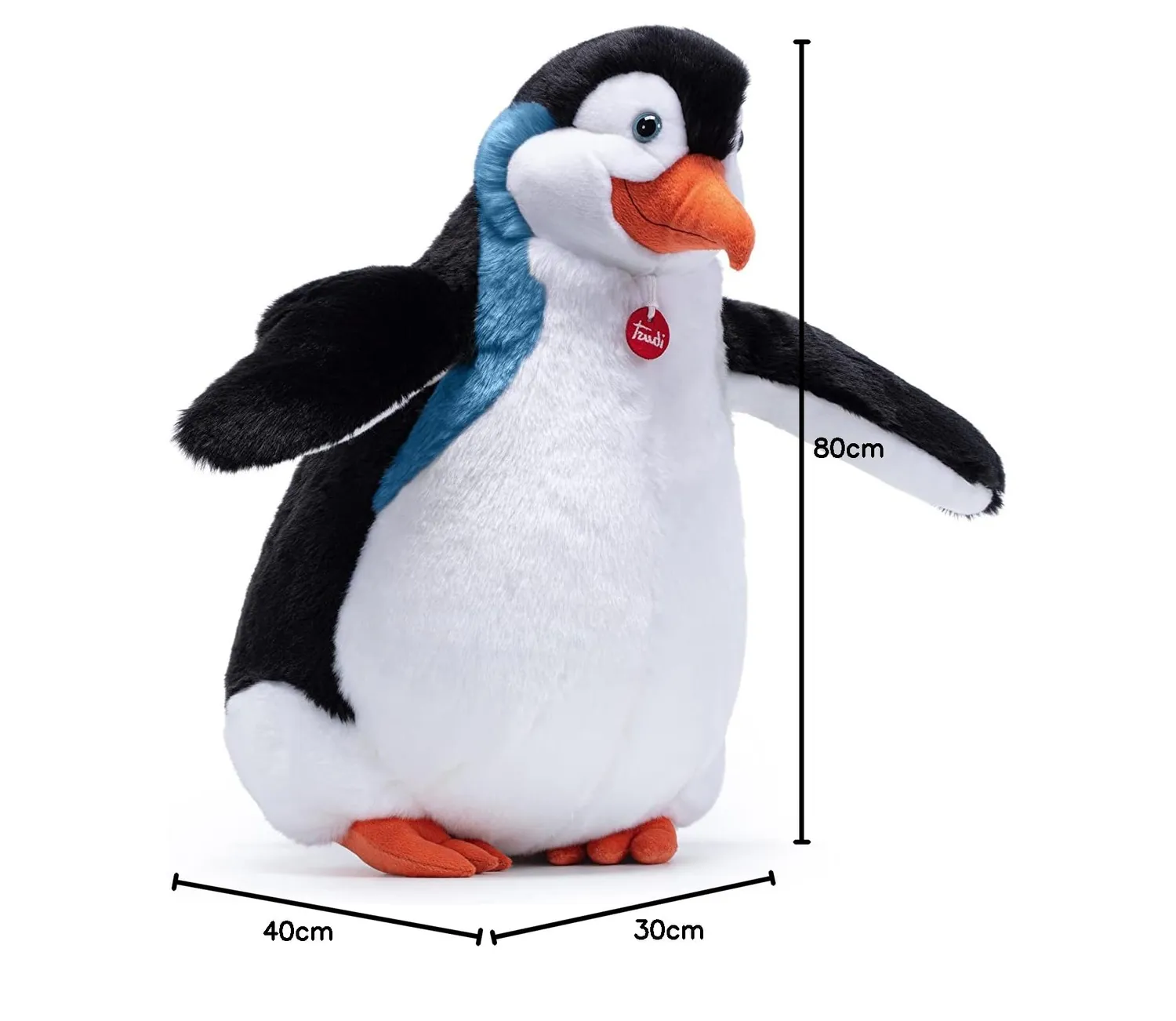 Trudi Pino pingouin peluche XXL 58 cm modèle 26568
