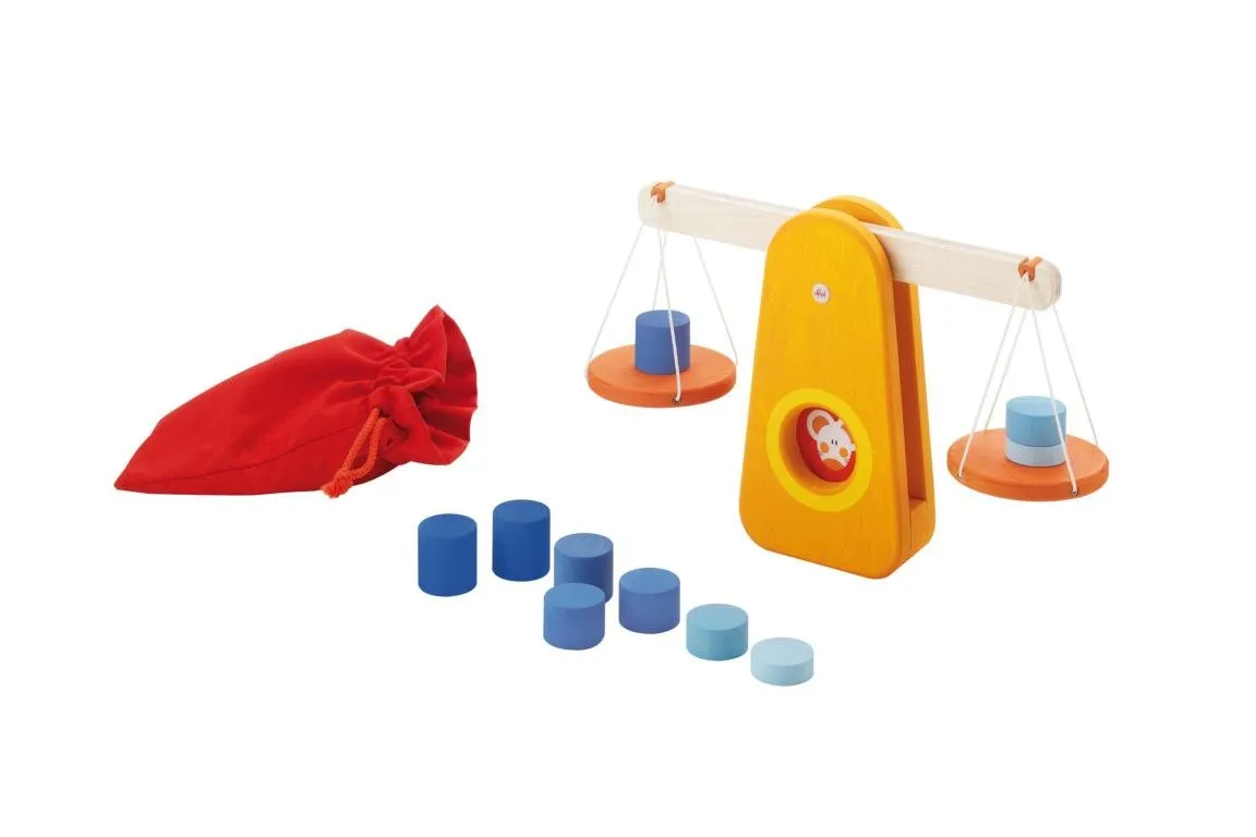 Sevi 82682 Balance jeu d’imitation bois 10 poids