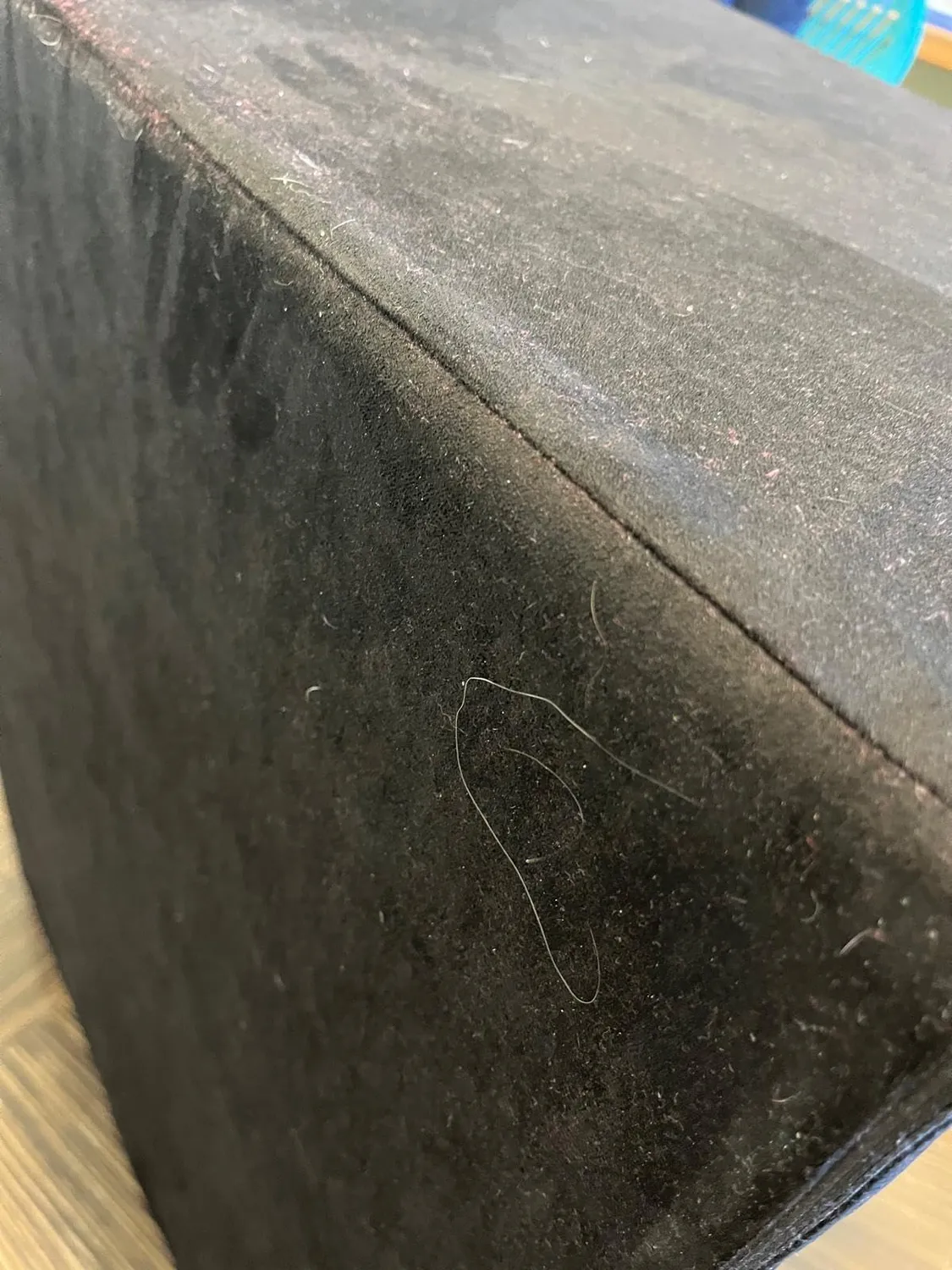 Velinda canapé pouf pliant 3 en 1 noir