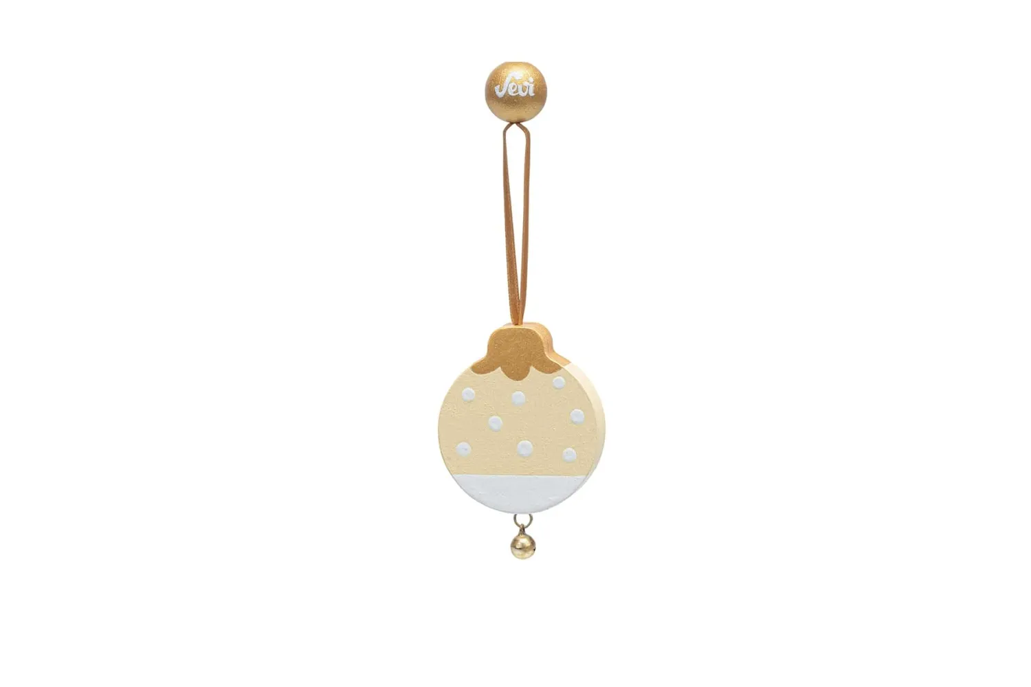 Sevi déco Noël bois blanches 3 pièces gui cœur
