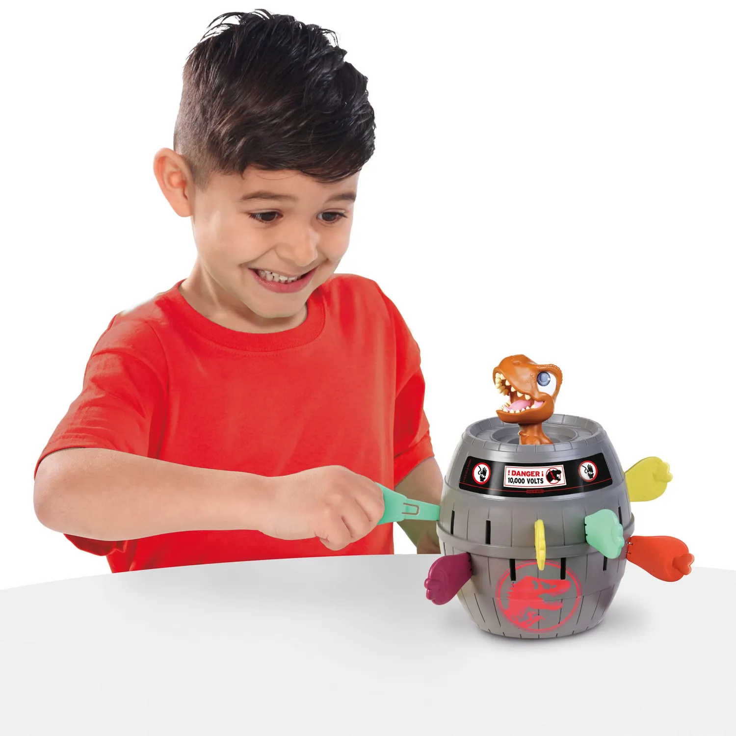Tomy Pop T-Rex jeu société dinosaure 2-4 joueurs 4 ans