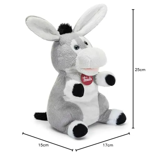 Trudi 29228 marionnette âne peluche taille S douce