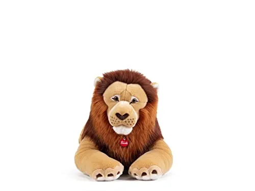 Trudi Narciso 27545 peluche lion jumbo 100 cm doux