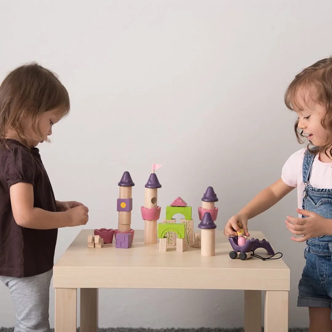 PlanToys Fairy Tale Blocks blocs conte bois 35 pièces