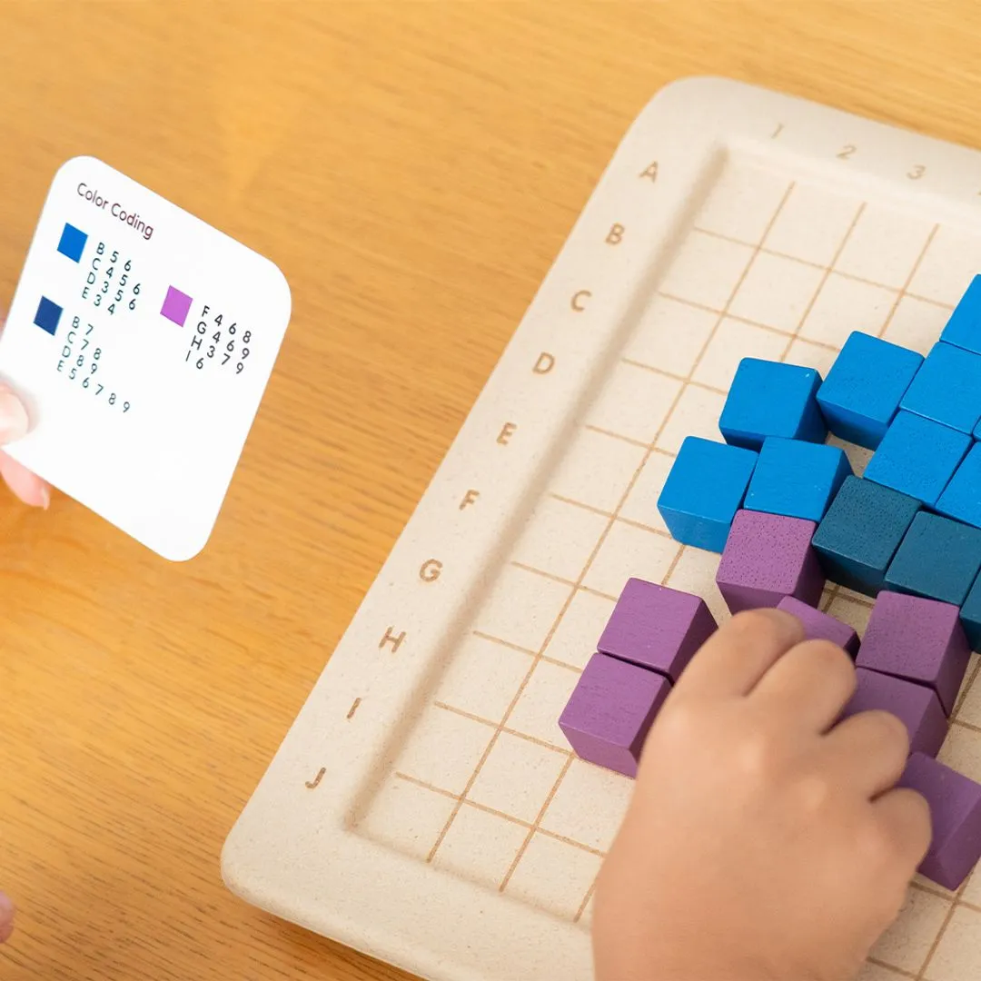 PlanToys Unit Plus 100 Counting Cubes à compter 100 pièces couleur