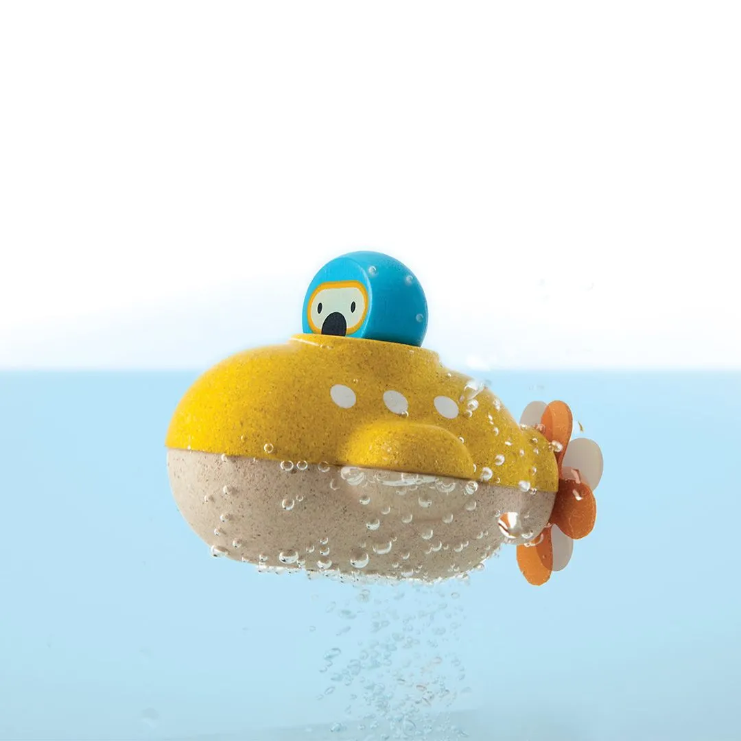 PlanToys Submarine sous-marin jouet de bain avec bateau