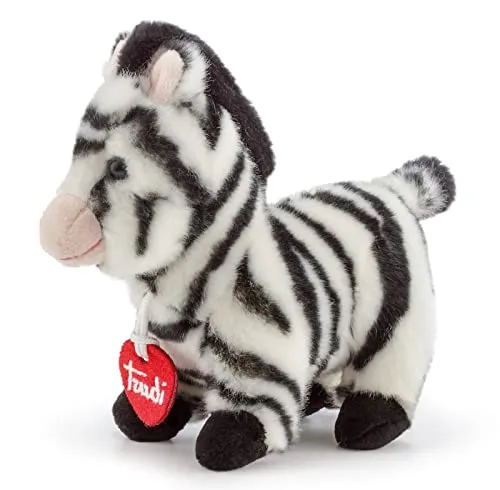 Trudi Trudini 51312 peluche zèbre XS noir blanc doux