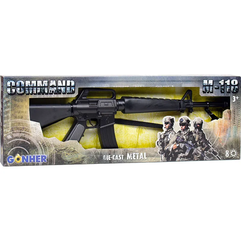 Gonher Command fusil assaut amorce 8 coups métal